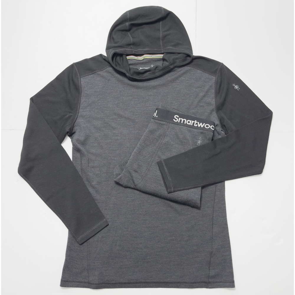 NWOT Smartwool Mens Thermal Merino 250 Base Layer Hoodie + Bottoms 2 Pc Set Sz L